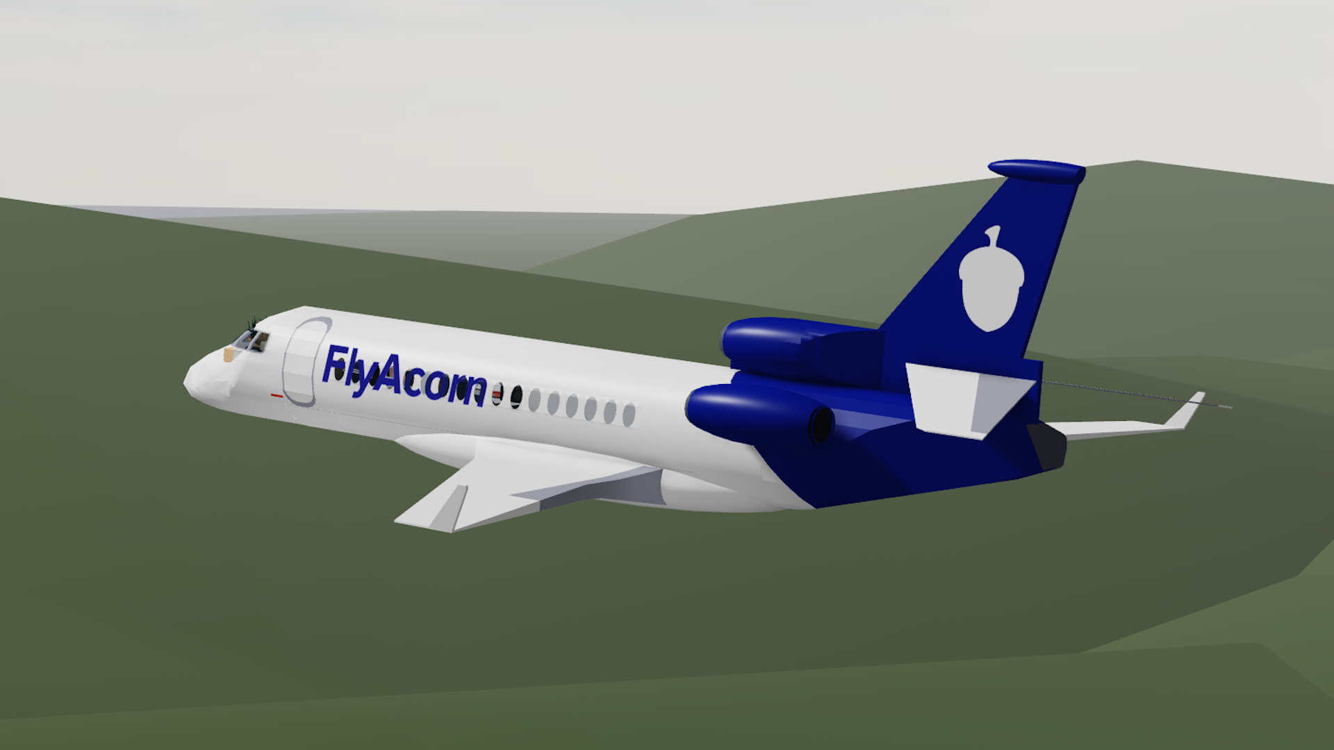 Falcon private jet